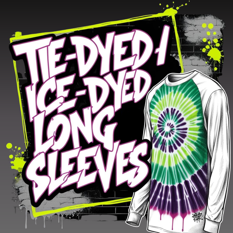 Long Sleeve Tie-Dye & Ice-Dyed T-Shirts