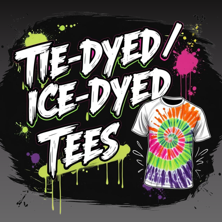 Short Sleeve Tie-Dye & Ice-Dyed T-Shirts