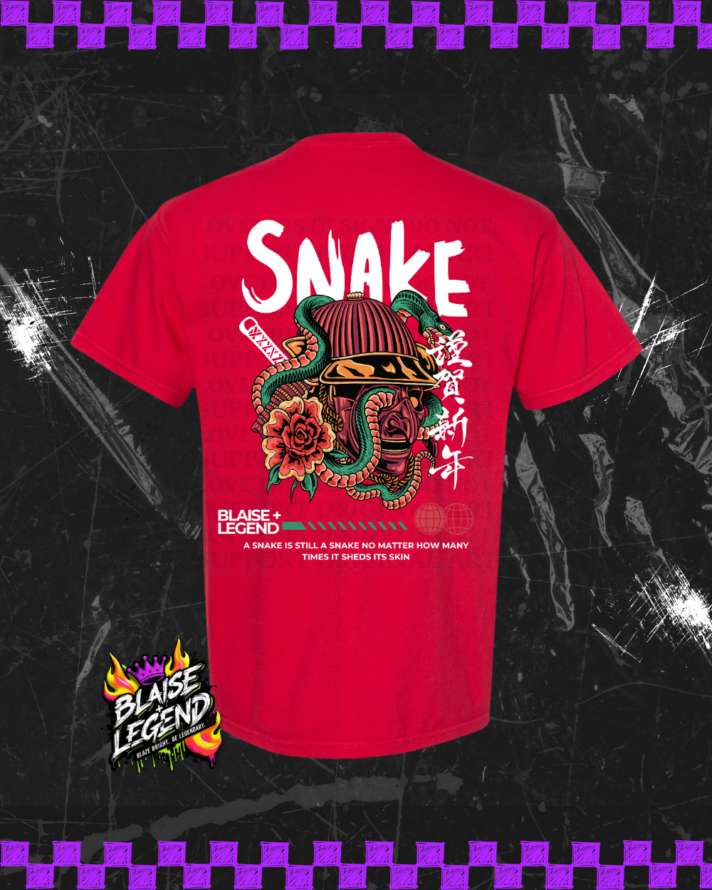 A Snake is Still a Snake Graphic Tee - Blaise + Legend Co. Exclusive Shirt for Fearless Souls