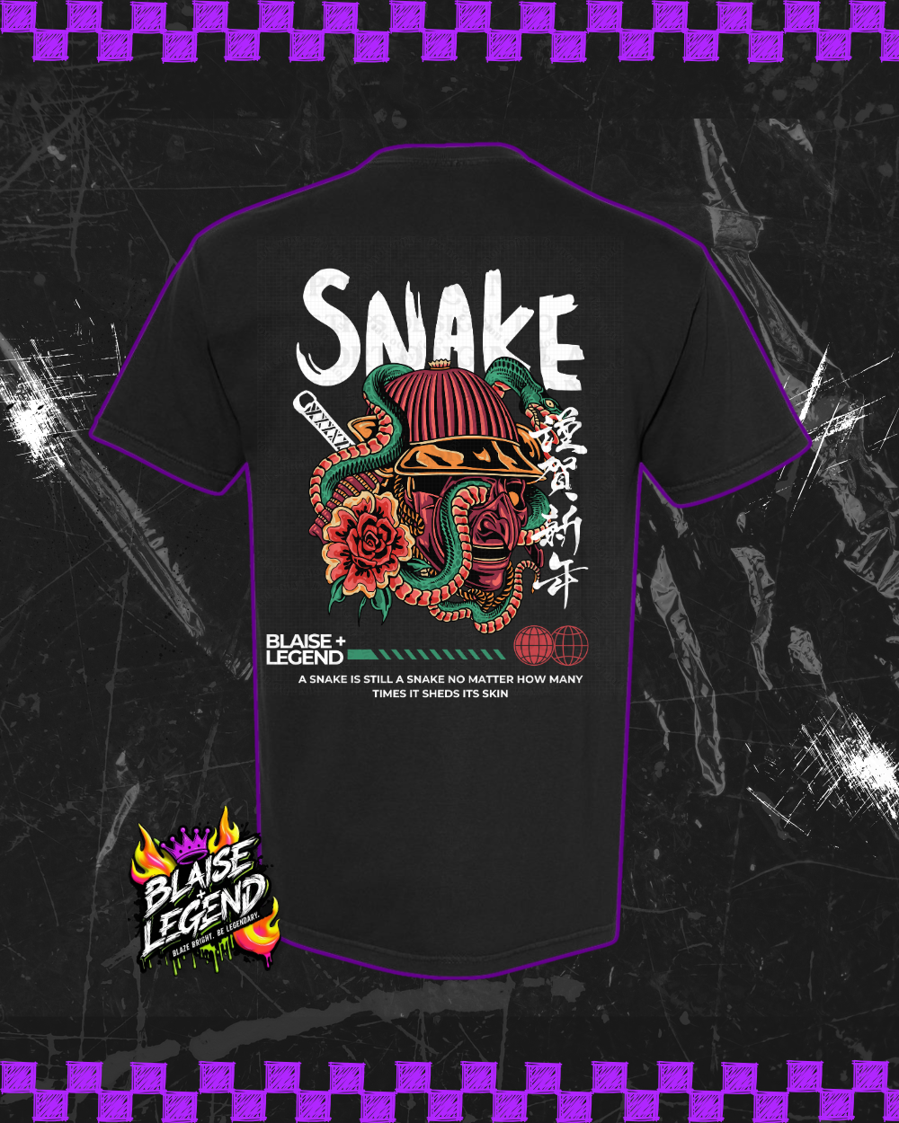 A Snake is Still a Snake Graphic Tee - Blaise + Legend Co. Exclusive Shirt for Fearless Souls