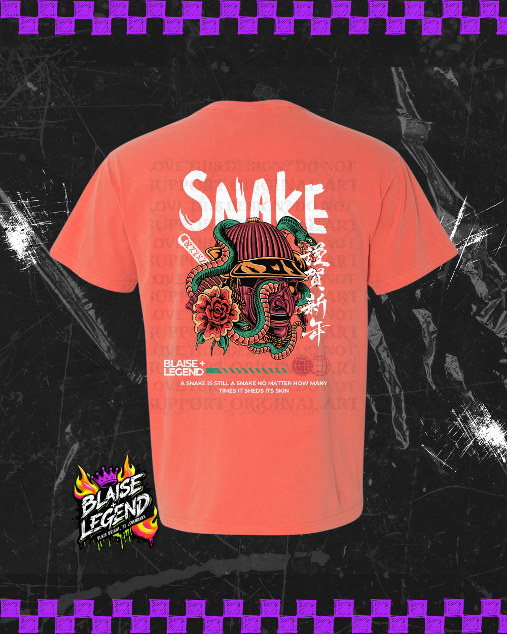 A Snake is Still a Snake Graphic Tee - Blaise + Legend Co. Exclusive Shirt for Fearless Souls