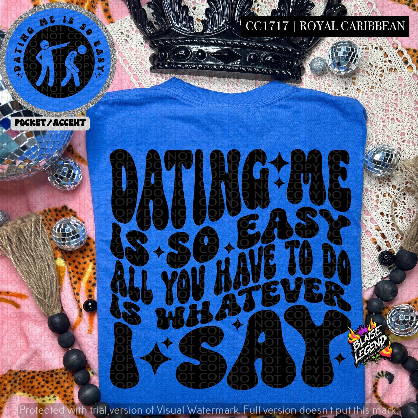 Dating Me Is So Easy Groovy Retro T-Shirt – Comfort Colors Oversized Tee