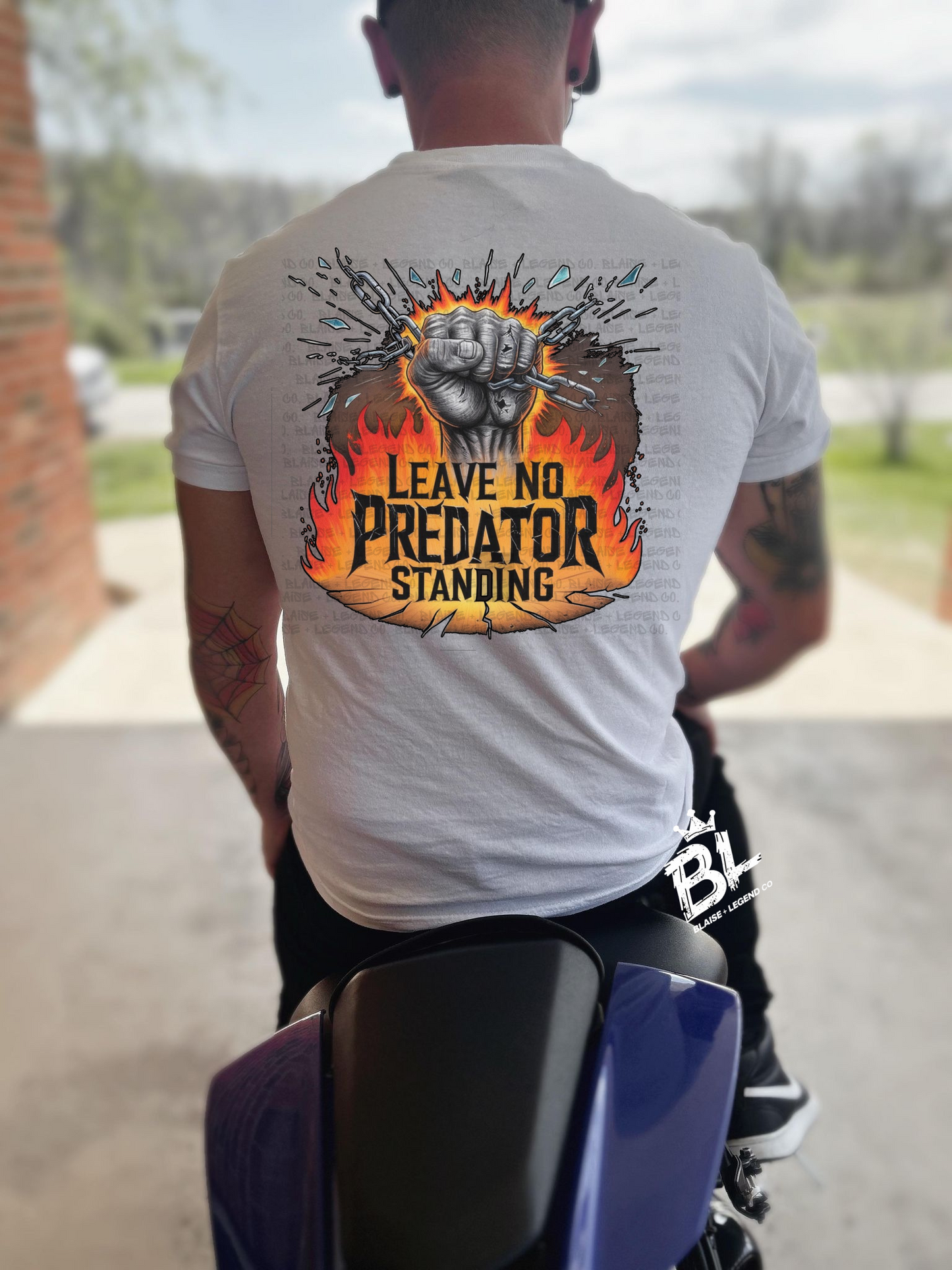 Leave No Predators Standing T-Shirt | Bold Graphic Tee