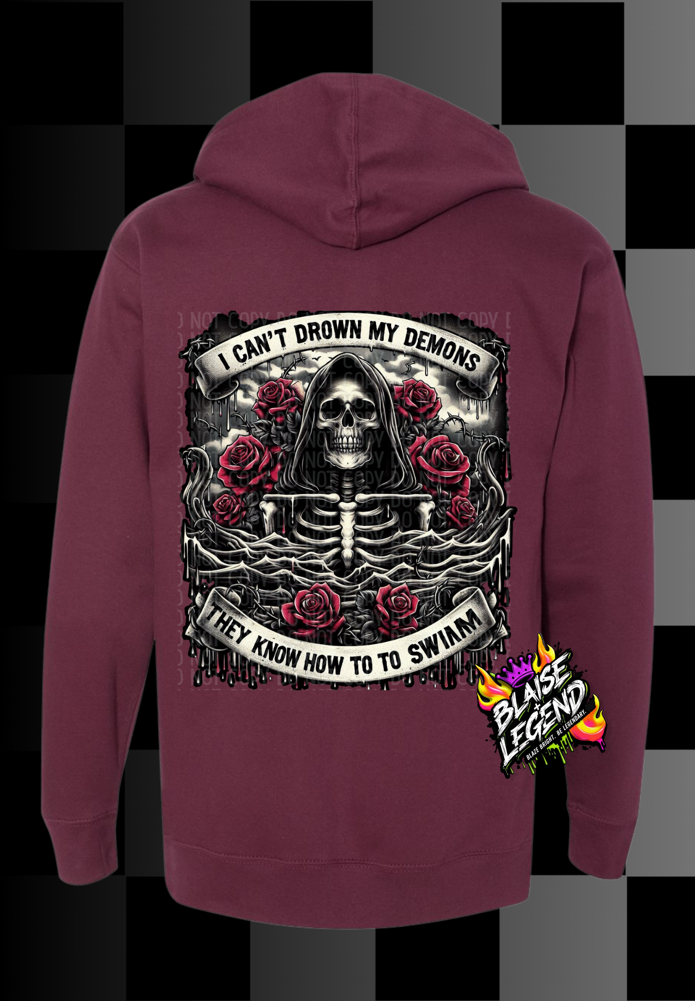 Can’t Drown My Demons Hoodie