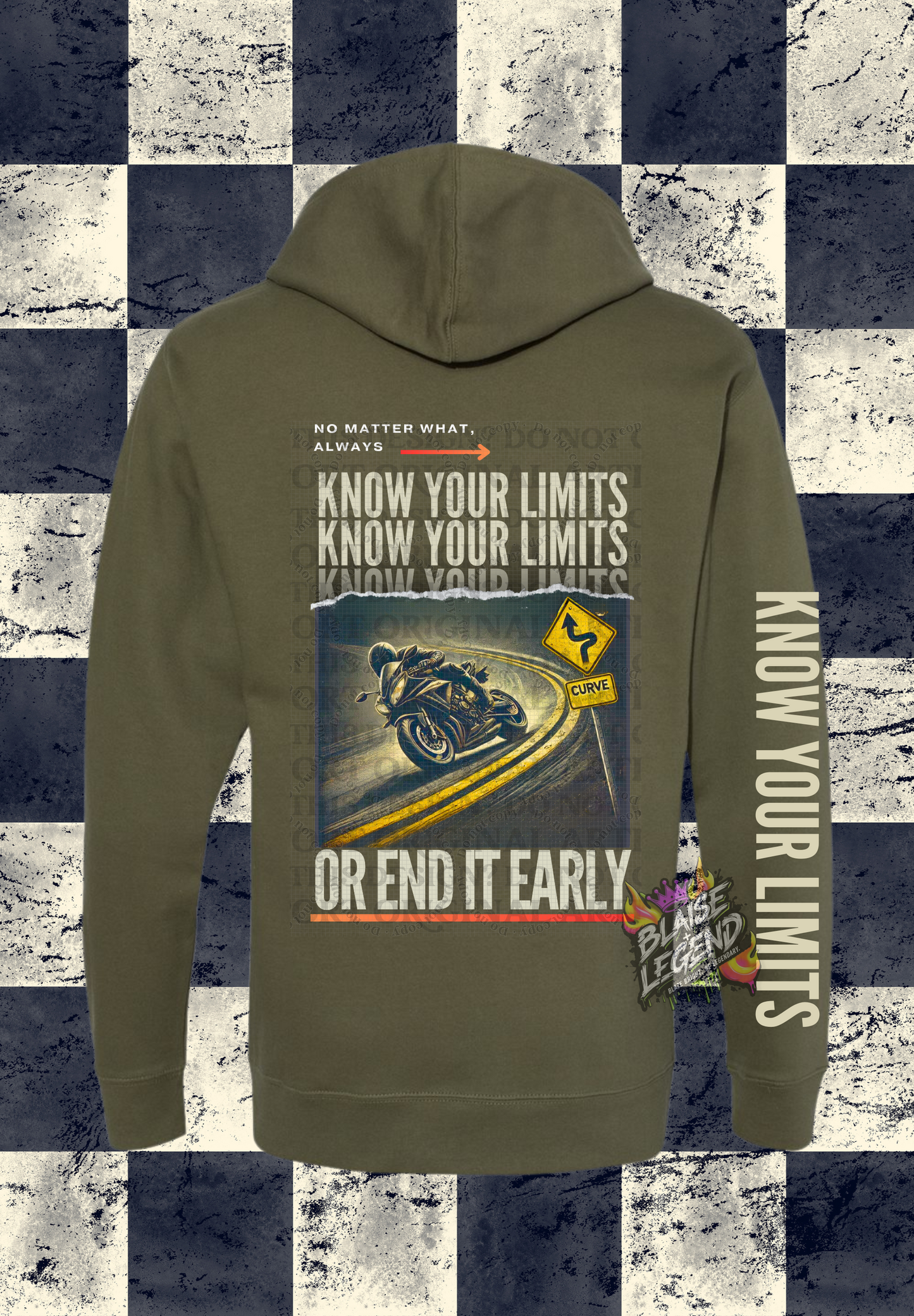 Know Your Limits Motorcycle Hoodie