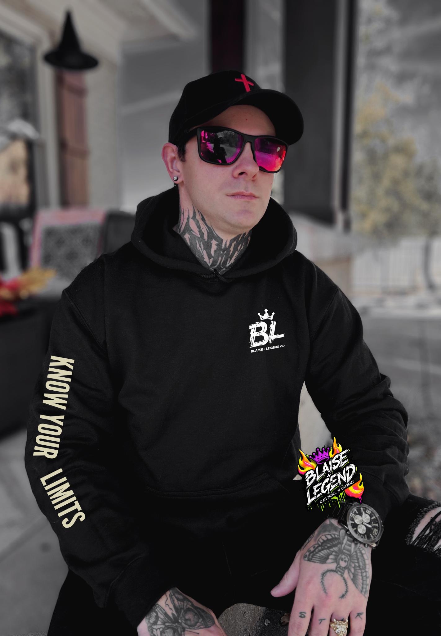 Know Your Limits Motorcycle Hoodie