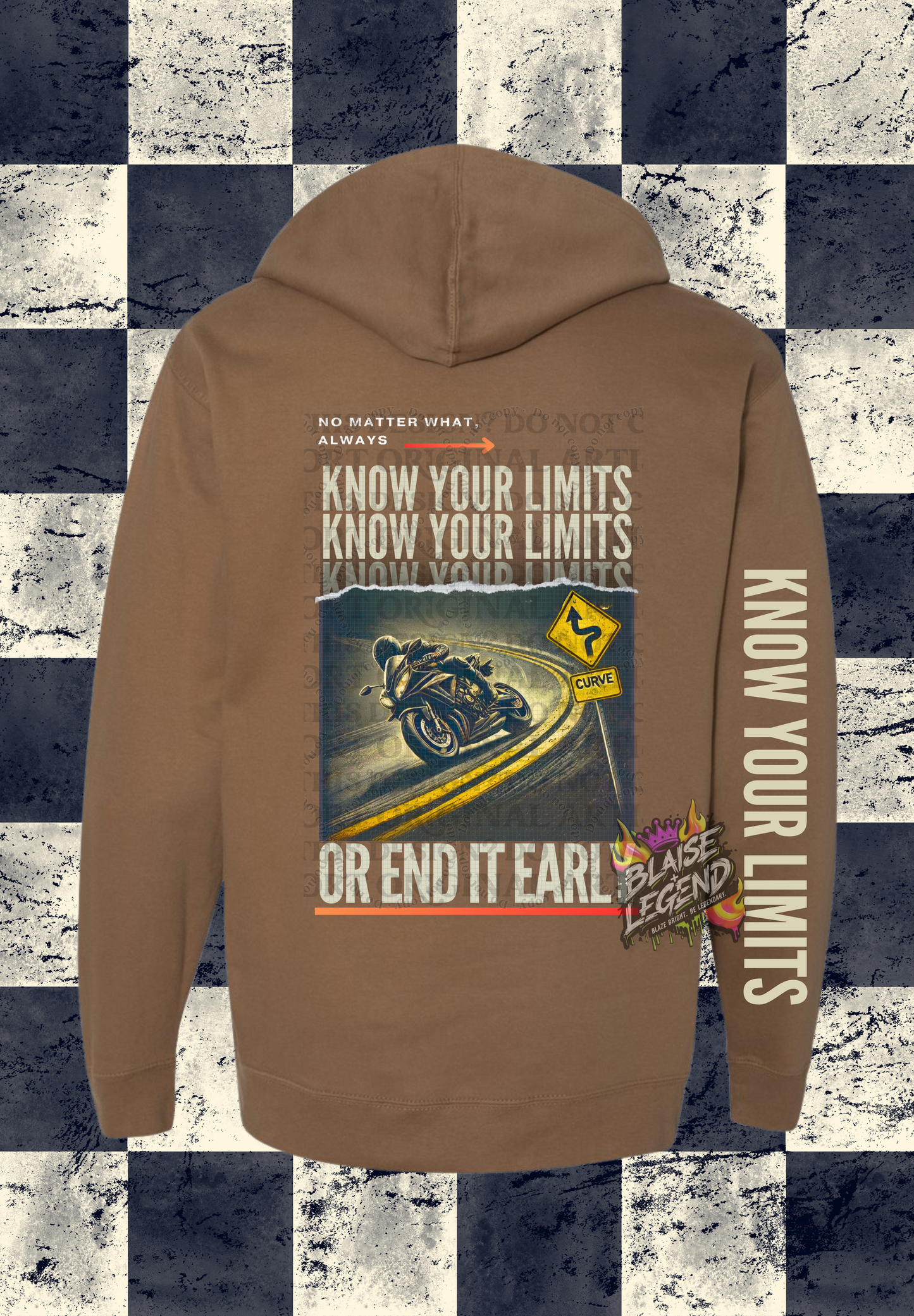 Know Your Limits Motorcycle Hoodie