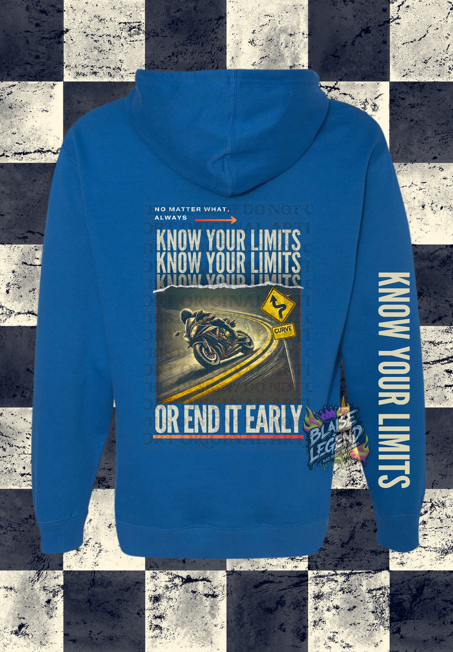 Know Your Limits Motorcycle Hoodie