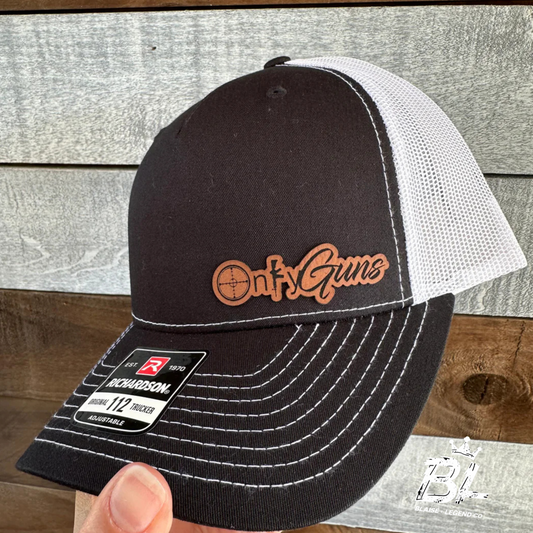 Only Guns Snapback Hat with Leather Patch