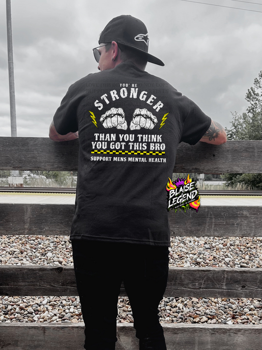 Men's Mental Health T-Shirt – You're Stronger Than You Think