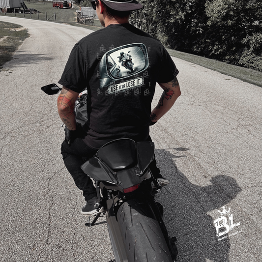 Use It or Lose It Short Sleeve T-Shirt – Bold Sportbike Graphic Tee